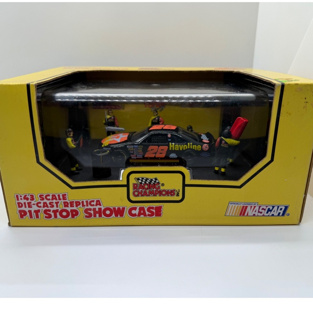 Racing Champions Ernie‎ Irvan 28 Havoline Pit Stop Show Case 1/43 NASCAR Box